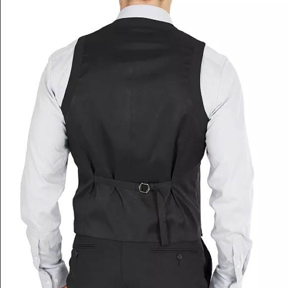 Bar III Slim-Fit Solid Wool Suit Vest, for Macy's - Picture 7 of 8